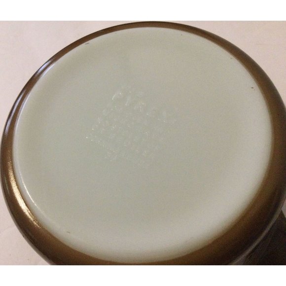 Lot of 2 Vintage Pyrex Butterfly Gold Woodland Brown Ovenware 1Qt Bowls Round - Picture 7 of 8